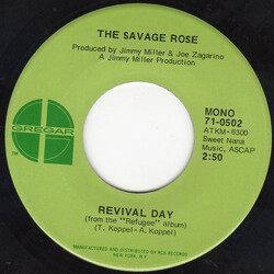 Savage Rose Revival Day / Walking In The Line USED VINYL 7INCH