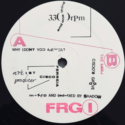 Cisco Ferreira Why (Don't You Answer?) Vinyl 12" USED