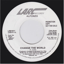 Alfonzo Change The World Vinyl 7" USED