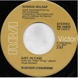Ronnie Milsap Just In Case USED VINYL 7INCH