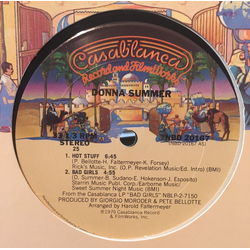 Donna Summer Hot Stuff / Bad Girls Vinyl 12" USED