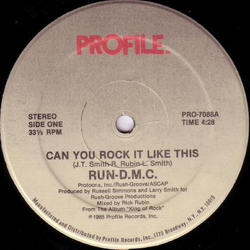 Run-DMC Can You Rock It Like This Vinyl 12" USED