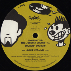 John Davis & The Monster Orchestra Bourgie', Bourgie' Vinyl 12" USED