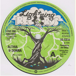 Althea & Donna / The Mighty Two Love One Another Vinyl 7" USED
