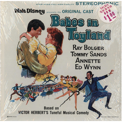 Original Cast Of Babes Of Toyland / Ray Bolger / Tommy Sands / Annette (7) / Ed Wynn Babes In Toyland Vinyl LP USED