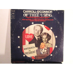 Carroll O'Connor Of Thee I Sing (Original Television Soundtrack Recoding) Vinyl LP USED