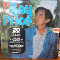 Ray Price K-Tel Presents Ray Price 20 Great Songs Vinyl LP USED