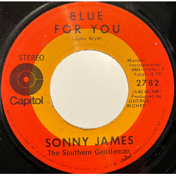Sonny James Blue For You / My Love Vinyl 7" USED