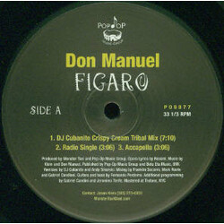 Don Manuel Figaro Vinyl 12" USED