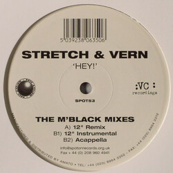 Stretch & Vern Hey (The M'Black Mixes) USED VINYL 12INCH 45 RPM