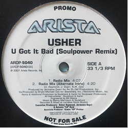 Usher U Got It Bad (Soulpower Remix) Vinyl 12" USED