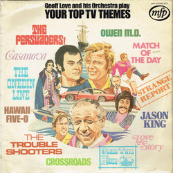 Geoff Love & His Orchestra Your Top TV Themes Vinyl LP USED
