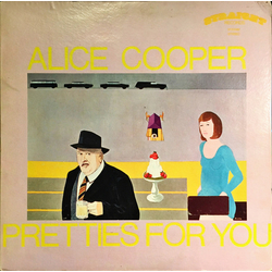 Alice Cooper auto-1 Pretties For You Vinyl LP USED