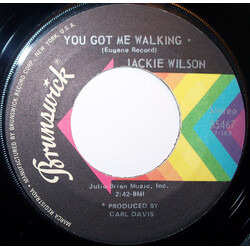 Jackie Wilson You Got Me Walking USED VINYL 7INCH 45 RPM