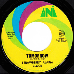Strawberry Alarm Clock Tomorrow Vinyl 7" USED