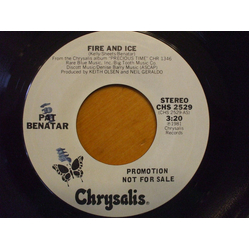 Pat Benatar Fire And Ice Vinyl 7" USED