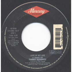 Sammy Kershaw Love Of My Life Vinyl 7" USED