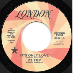 ZZ Top It's Only Love / Asleep In The Desert Vinyl 7" USED