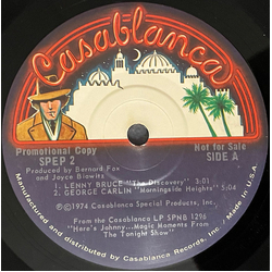 Various Selections From "Here's Johnny...Magic Moments From The Tonight Show" Vinyl 7" USED