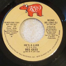 Bee Gees He's A Liar Vinyl 7" USED