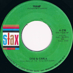 Otis Redding / Carla Thomas Tramp Vinyl 7" USED