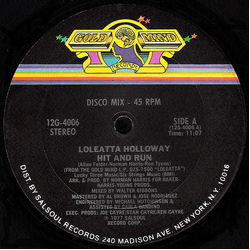 Loleatta Holloway Hit And Run Vinyl 12" USED