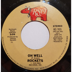 The Rockets (5) Oh Well Vinyl 7" USED