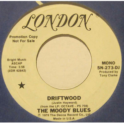 The Moody Blues Driftwood Vinyl 7" USED
