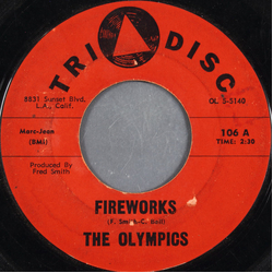 The Olympics Fireworks / The Bounce Vinyl 7" USED