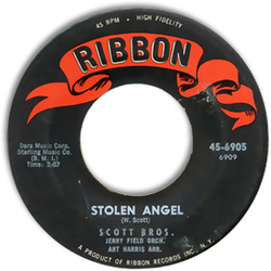 The Scott Brothers Stolen Angel / Keep Laughin' Vinyl 7" USED