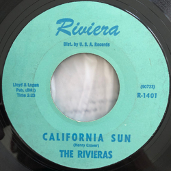 The Rivieras California Sun / H B Goose Step Vinyl 7" USED