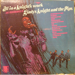 Gladys Knight And The Pips All In A Knight's Work Vinyl LP USED
