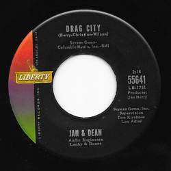 Jan & Dean Drag City / Schlock Rod (Part 1) Vinyl 7" USED