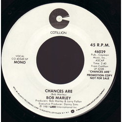 Bob Marley Chances Are Vinyl 7" USED