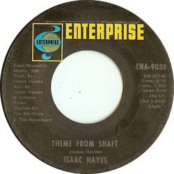 Isaac Hayes Theme From Shaft Vinyl 7" USED