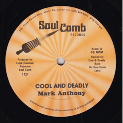 Mark Anthony (16) Cool And Deadly Vinyl 12" USED
