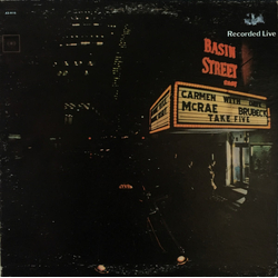 Carmen McRae / Dave Brubeck Take Five (Recorded Live At Basin Street East) Vinyl LP USED