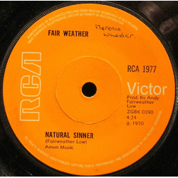 Fair Weather Natural Sinner Vinyl 7" USED