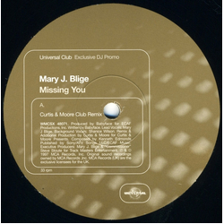 Mary J. Blige Missing You Vinyl 12" USED