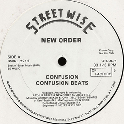 New Order Confusion Vinyl 12" USED