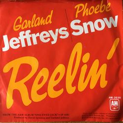 Garland Jeffreys / Phoebe Snow Reelin' Vinyl 7" USED