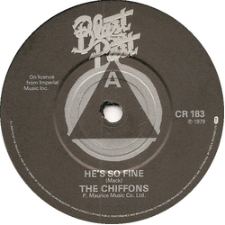 The Chiffons He's So Fine / Sweet Talkin' Guy / One Fine Day Vinyl 7" USED