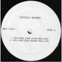 Crystal Waters 100% Pure Love Vinyl 12" USED