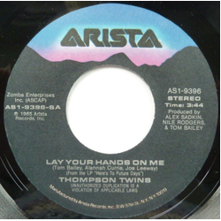 Thompson Twins Lay Your Hands On Me Vinyl 7" USED
