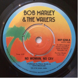 Bob Marley & The Wailers No Woman, No Cry Vinyl 7" USED