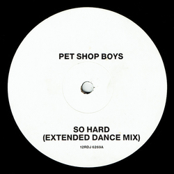 Pet Shop Boys So Hard Vinyl 12" USED