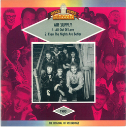 Air Supply All Out Of Love / Even The Nights Are Better Vinyl 7" USED