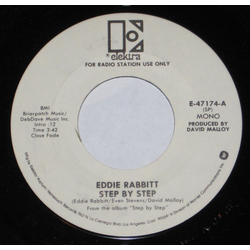 Eddie Rabbitt Step By Step Vinyl 7" USED
