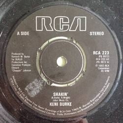 Keni Burke Shakin' Vinyl 7" USED