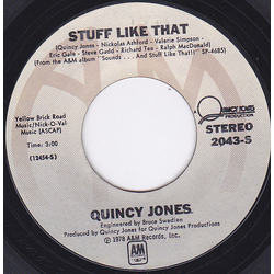Quincy Jones Stuff Like That Vinyl 7" USED